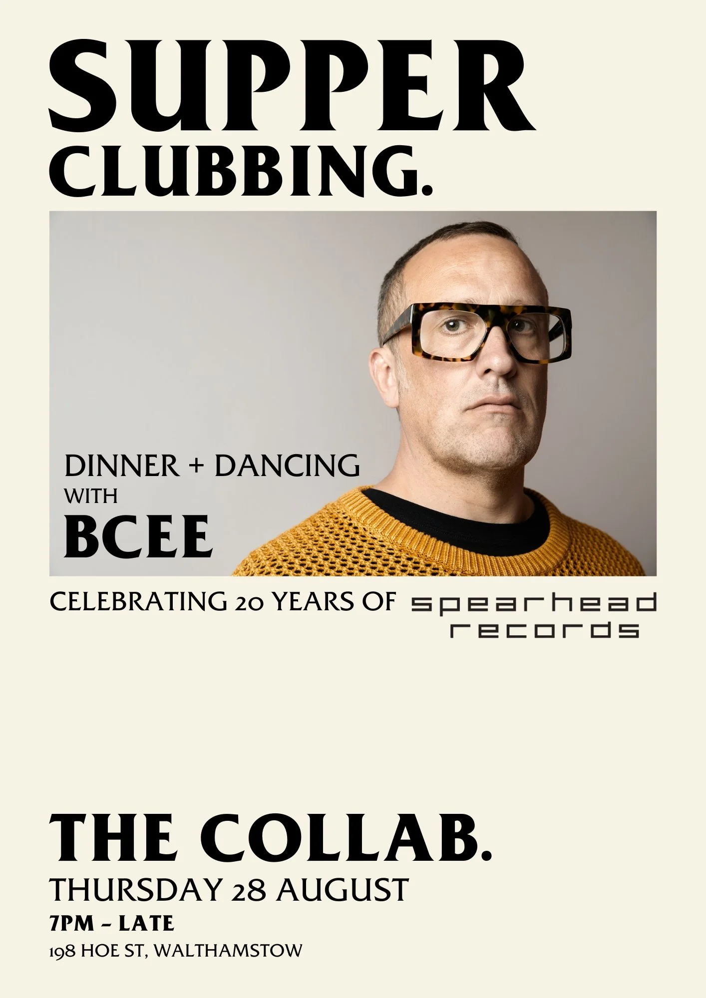 Supper Clubbing: Dinner + Dancing with BCee