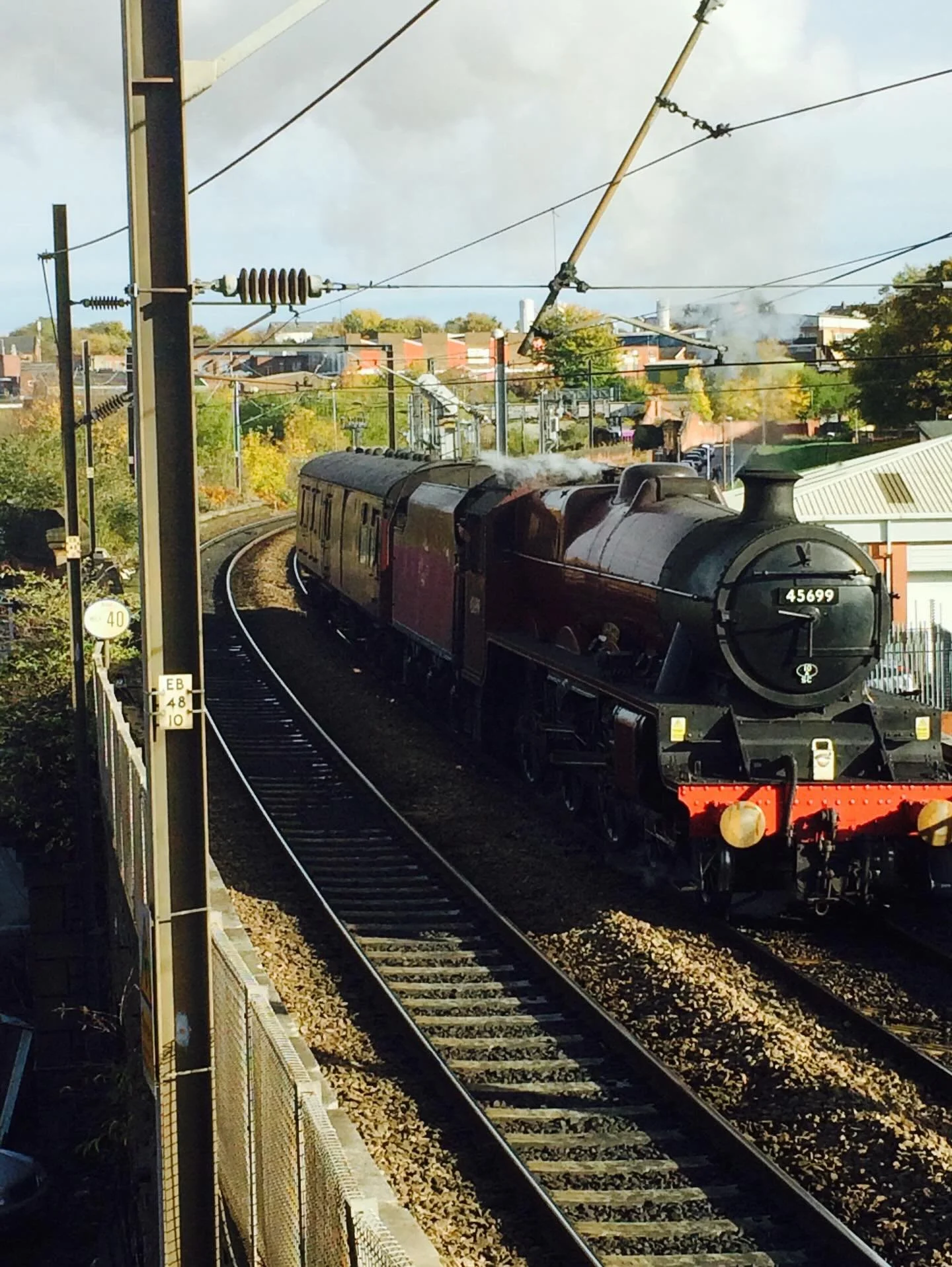 The times, they are a changing. With a track side view we see all sorts of trains on the railway viaduct coming out of Leeds Station and on the way to York and beyond. We always look out for yorkst_studios if we are travelling by train. The studio is