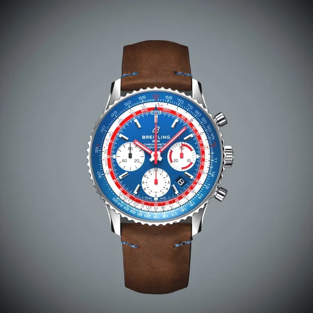 Pan Am Edition on Brown strap (I added the matching Blue stitching for extra customization).