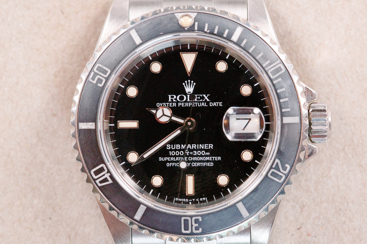 ROLEX Submariner Date 16610 Grey Fade 