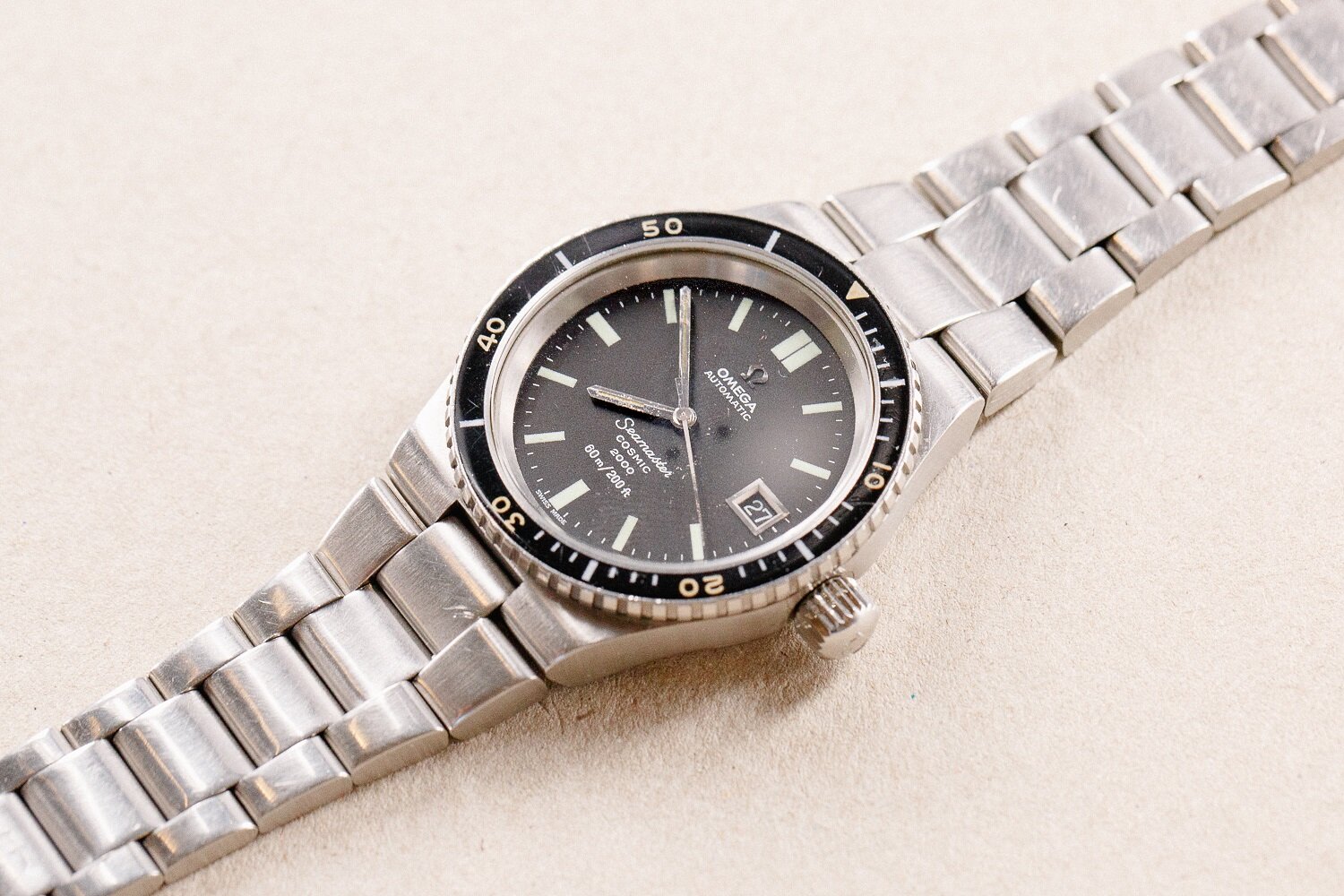 OMEGA Seamaster Diver 60m Cosmic 2000 - 166.137 Automatic 1012 Date ...