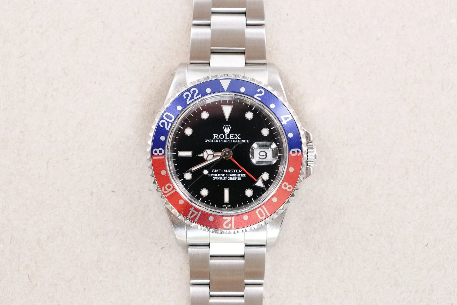 Gmt master swiss only clearance