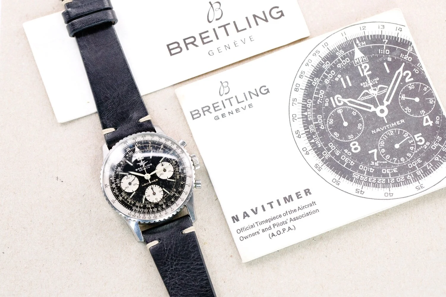 BREITLING Navitimer 806 Twin Jet - Venus 178 - Vintage 1966