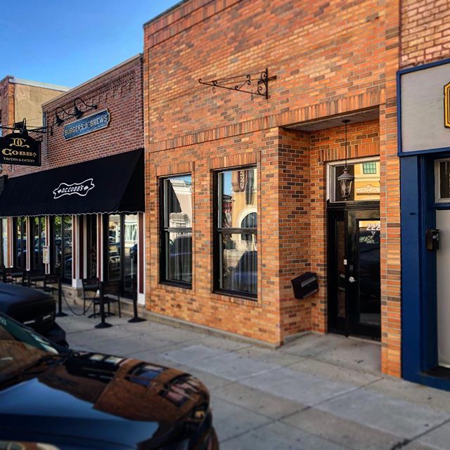 Renovations are almost complete at Handsome Headquarters! With co-founder @dan_t_hart hard at work... as usual #handsomeenterprises #handsomeheadquarters #nobodycares #workharder #handsome #woodstock #mchenry