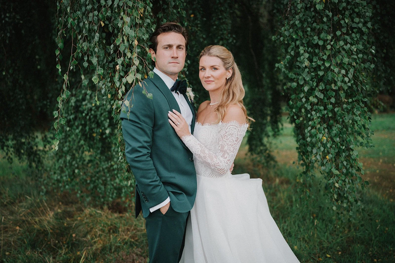 Couple together during their destination wedding celebration