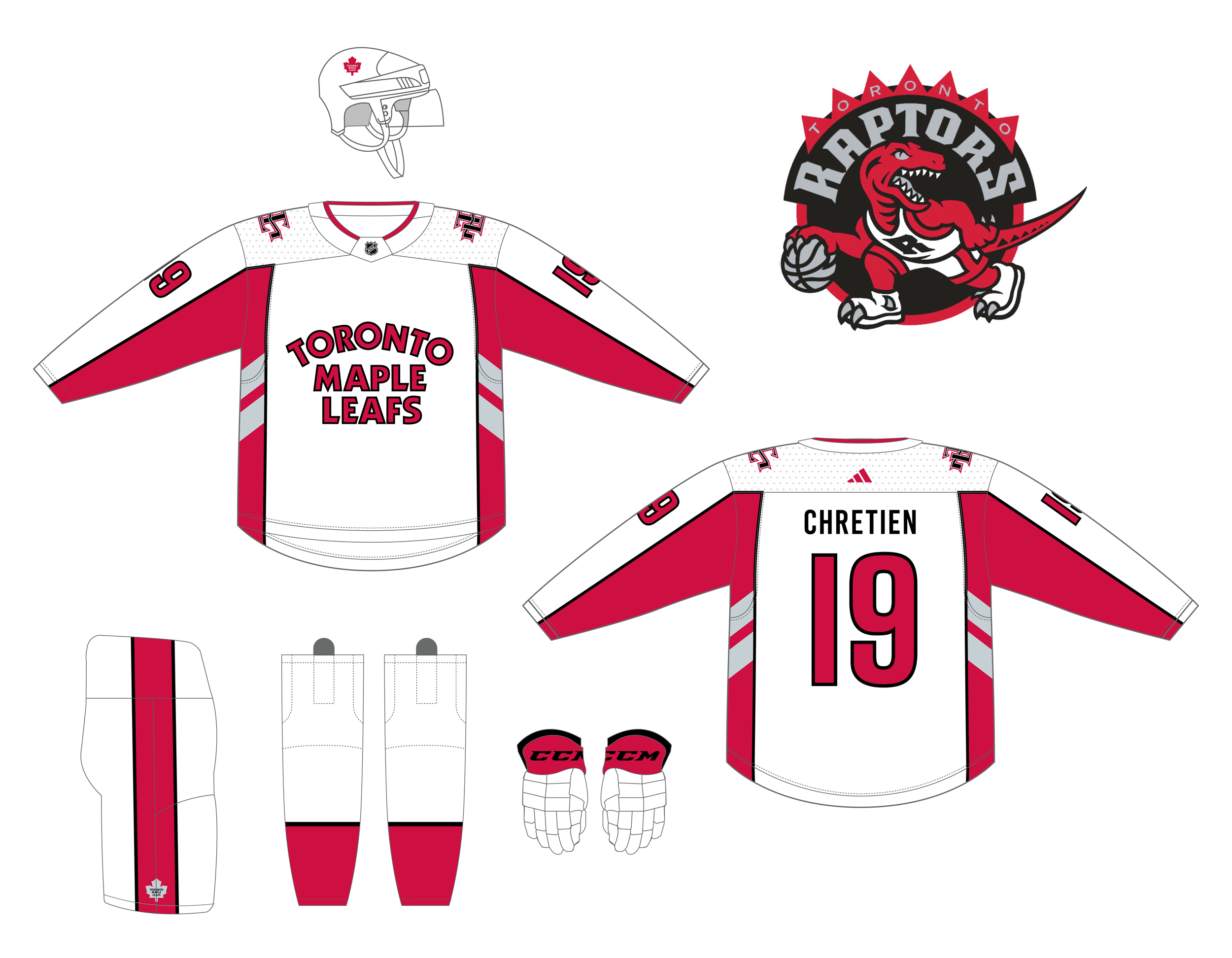 Toronto Maple Leafs, Detroit Red Wings, and Dallas Stars Jersey Concepts :  r/hockey