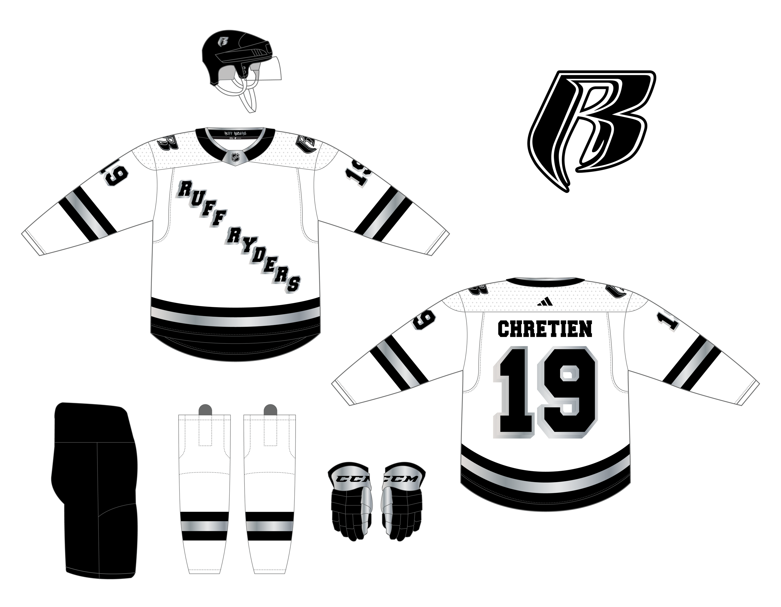 NHL Jersey Mashup - Got one more concept for my Pittsburgh