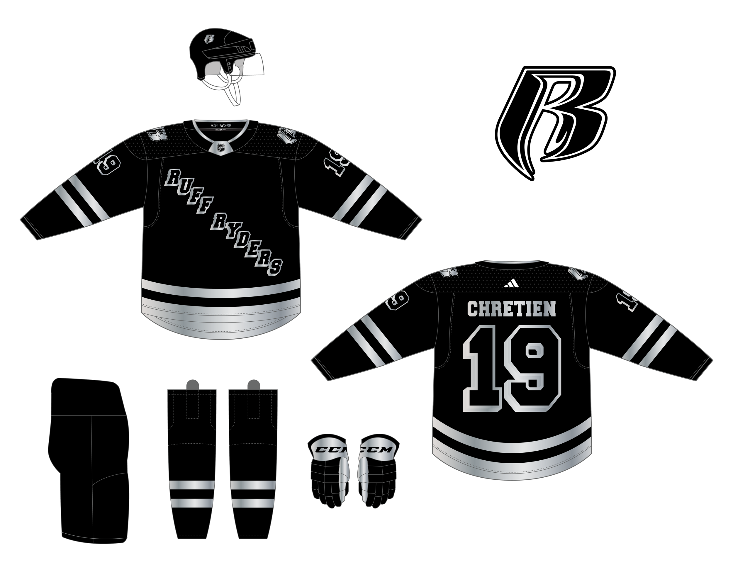 NHL Concept Series. Philadelphia Flyers Alternate Uniform.