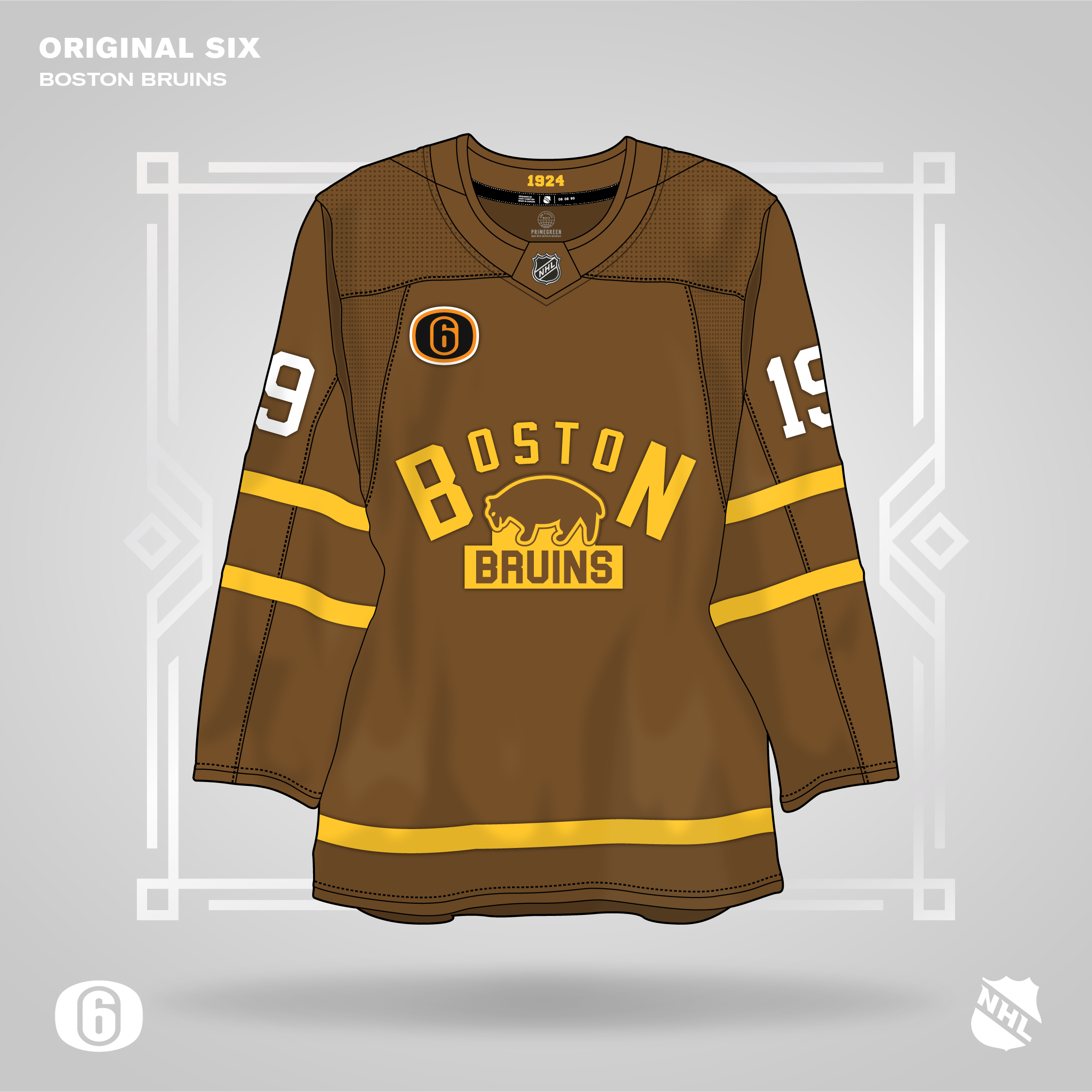 Original 6 — NHL Jersey Mashup