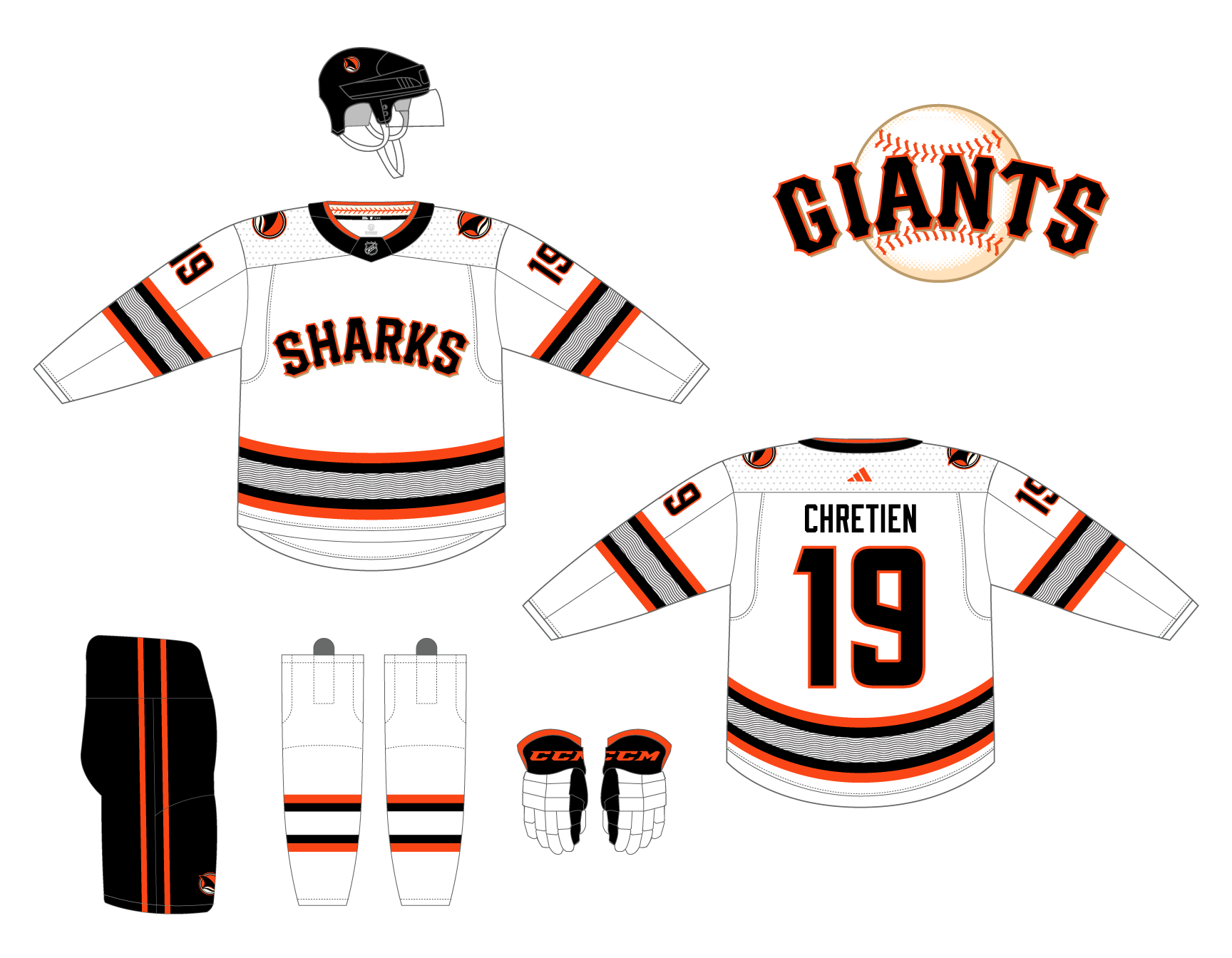 NHL Jersey Mashup + MLB — NHL Jersey Mashup