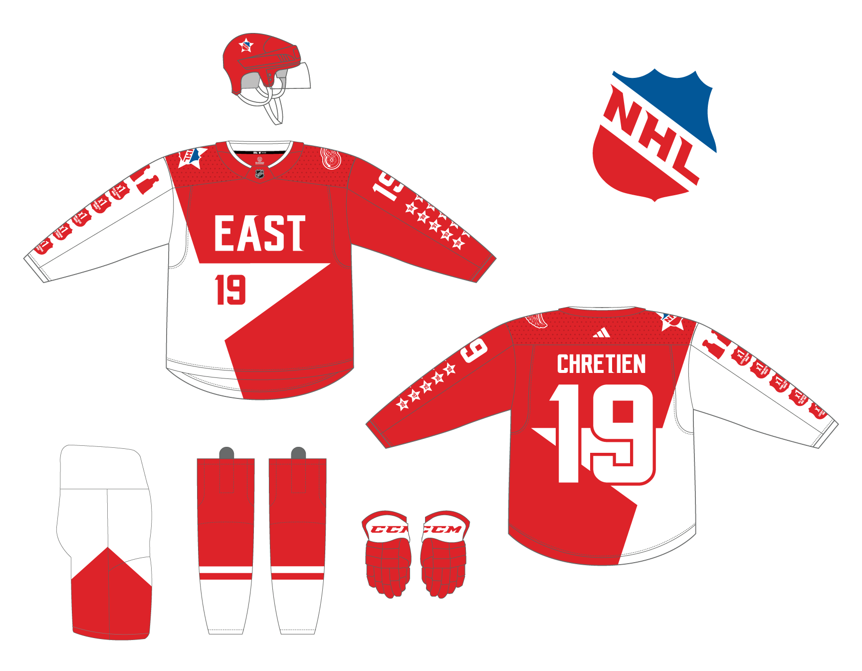 NHL Jersey Mashup Concepts — NHL Jersey Mashup