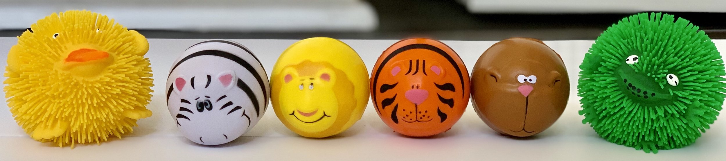 Stress balls - purchased on Amazon and at Lakeshore Learning