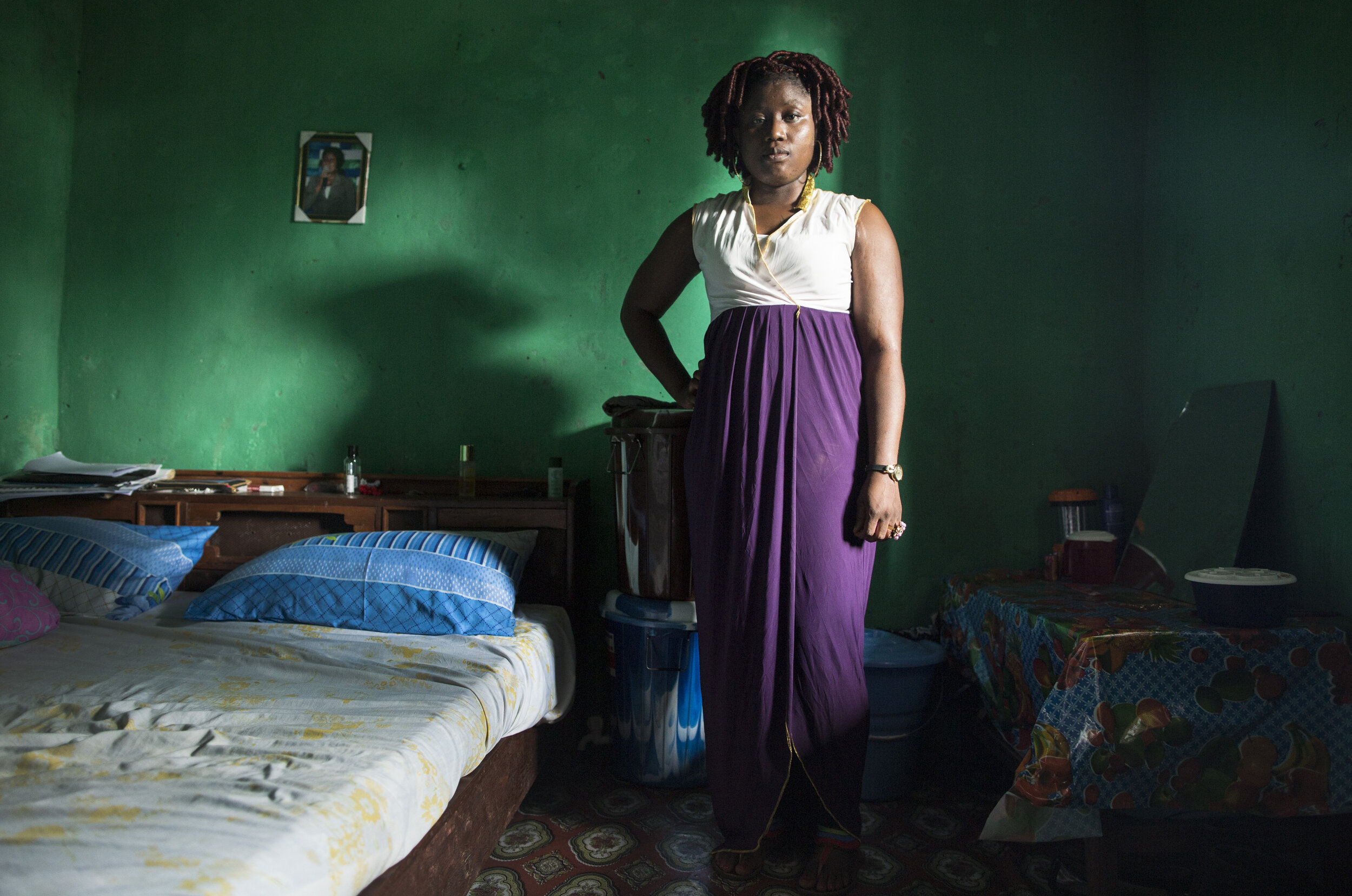 “When I began to feel sick, I was afraid to go to a hospital so I went to my mother’s house, but she wouldn’t let me in. She called the emergency hotline and an ambulance arrived with people dressed in those protective suits who sprayed me before ta
