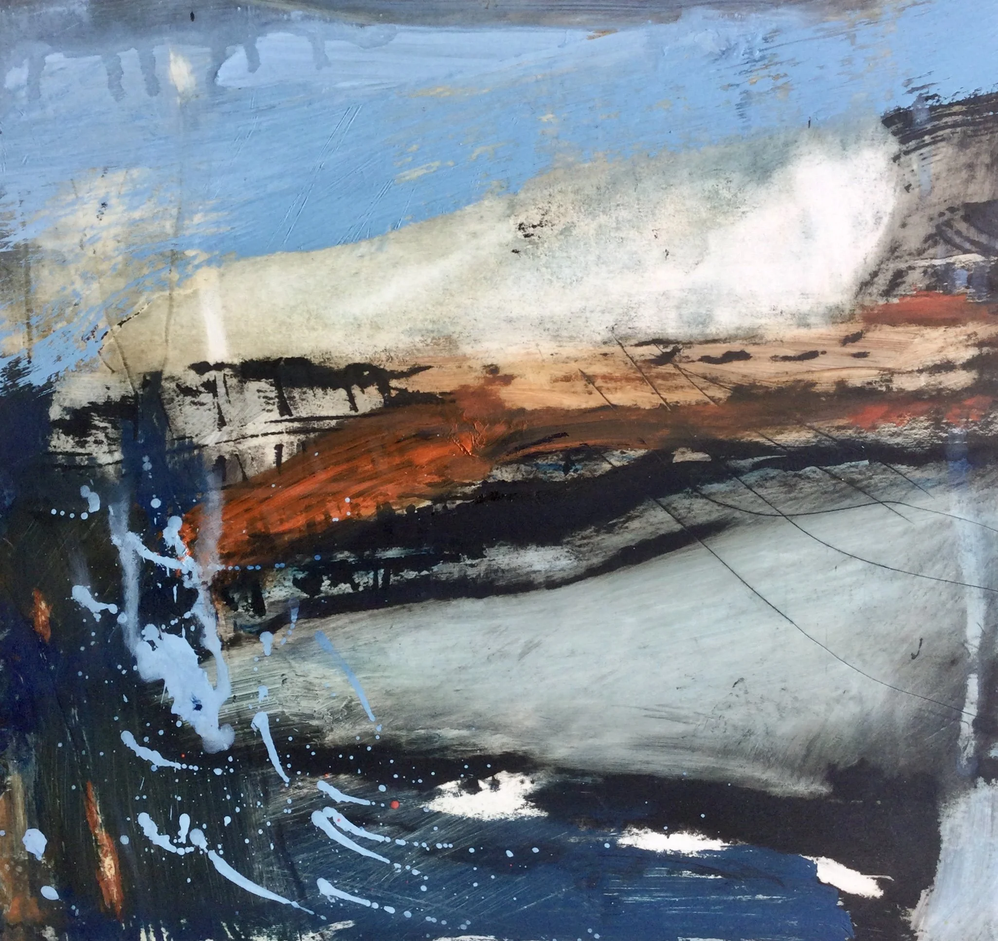 Day of Drama - 43.5 x 42.5 cms - framed