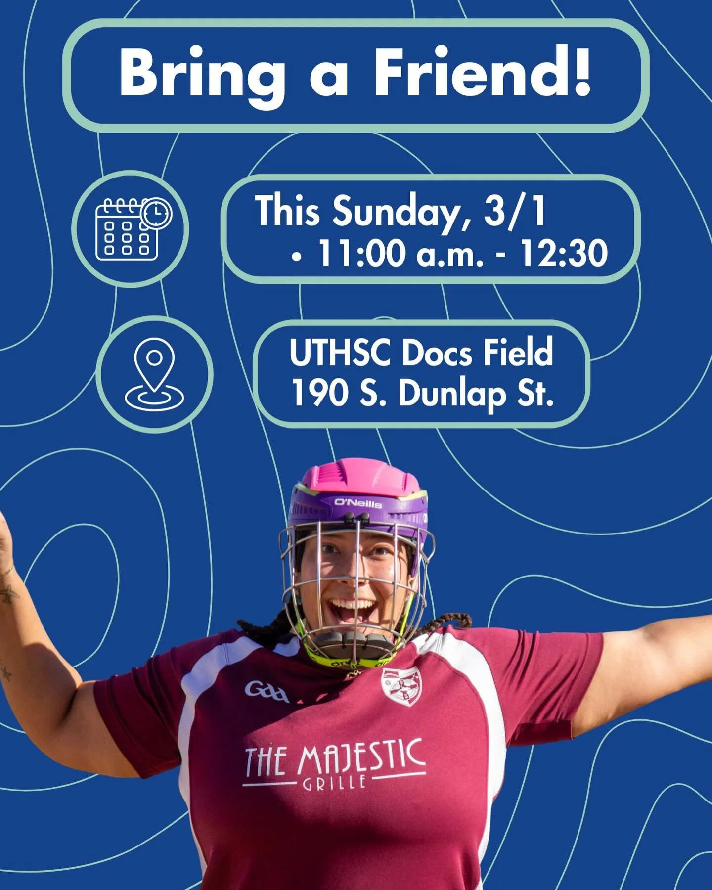 Join us for an intro to Gaelic sports this Sunday‼️ We&rsquo;ll teach you the basics of hurling, camogie, and Gaelic football. 

This is just in time for the start of our Spring City League season on 3/8!