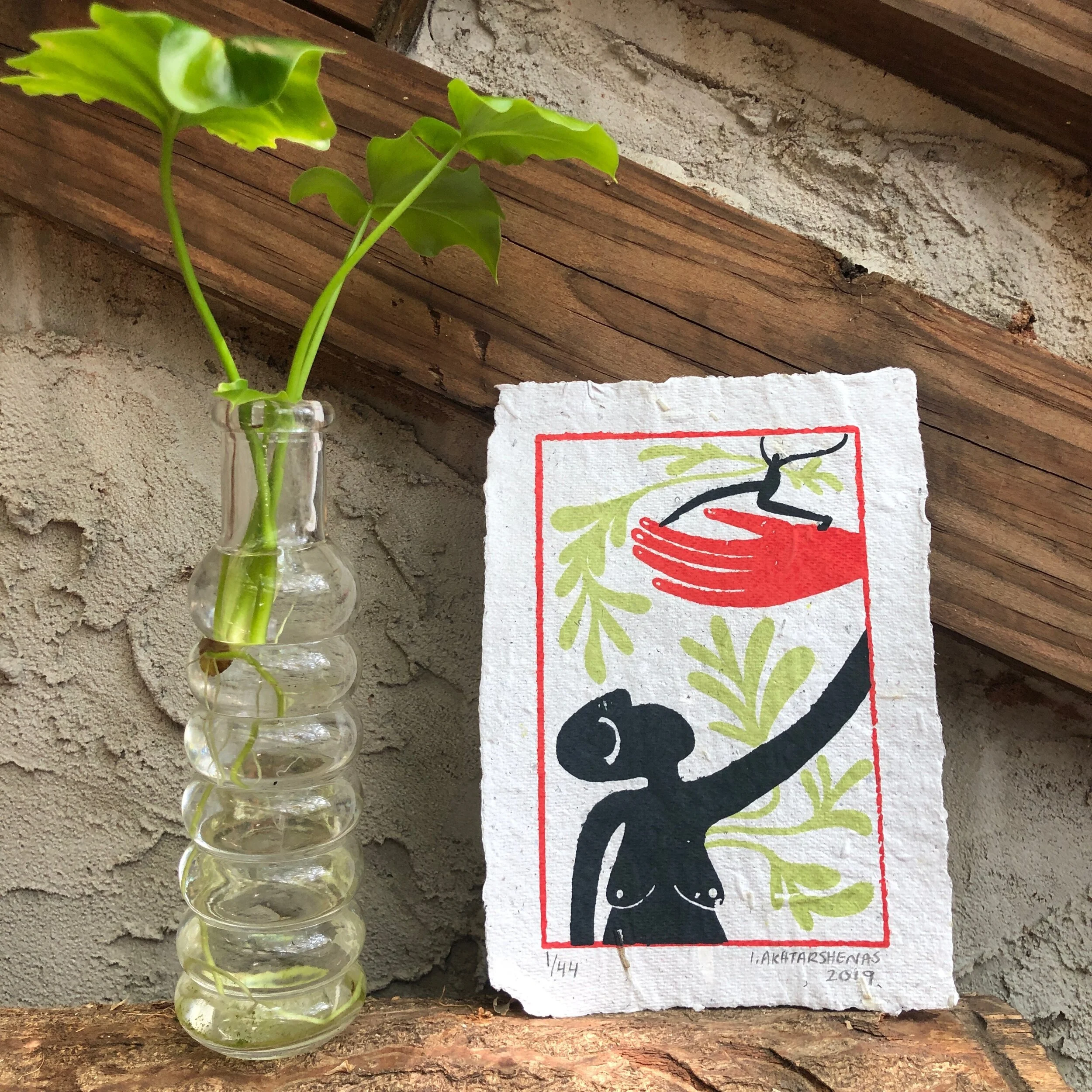 Handmade Paper Print