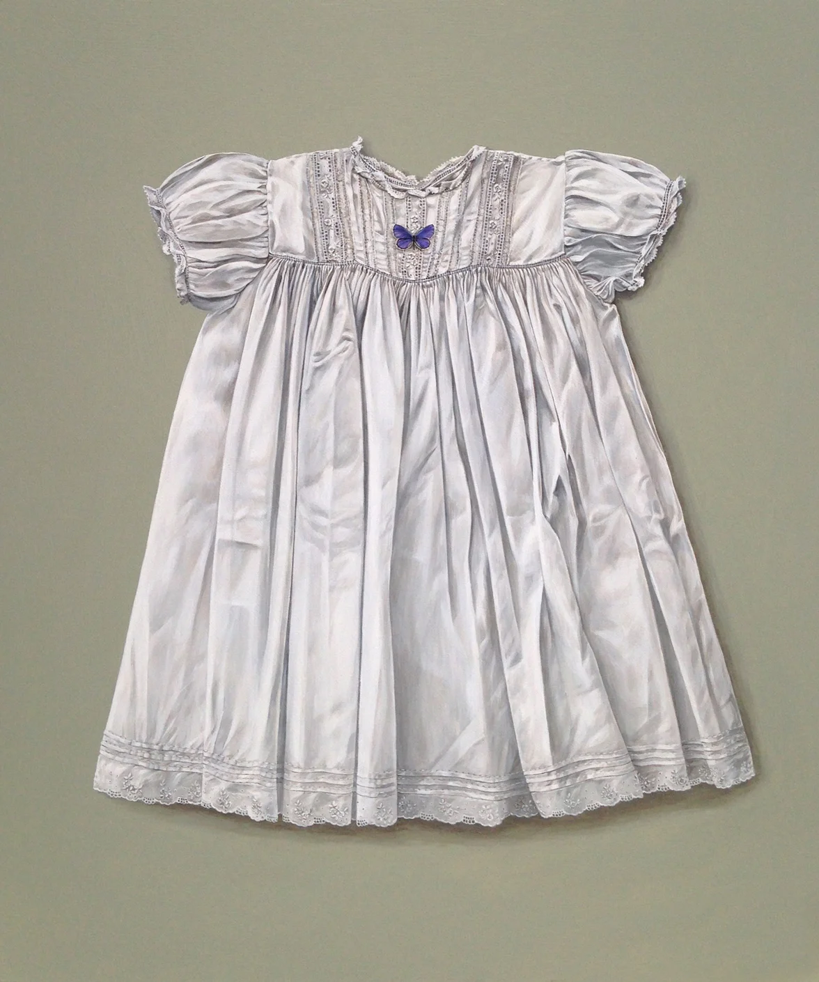 white dress with butterfly