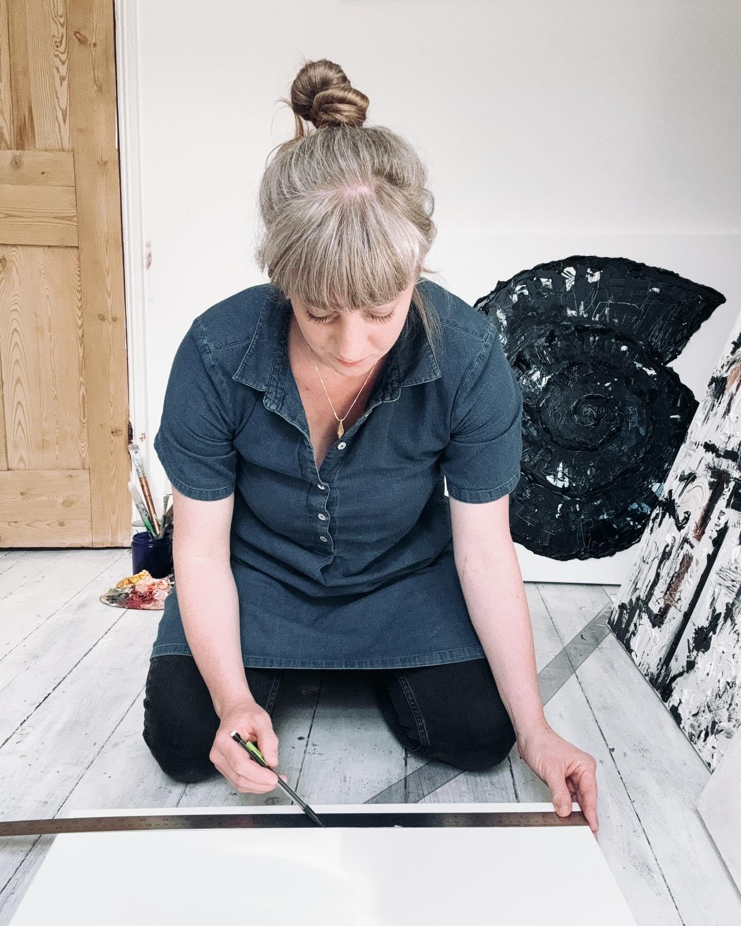 I realise now that my early grid paintings were inspired by my work in prisons.

Grids, grills and straight lines became a preoccupation in my art around the time I was working heavily in prison reform. I liked to draw out a clear gridded structure a
