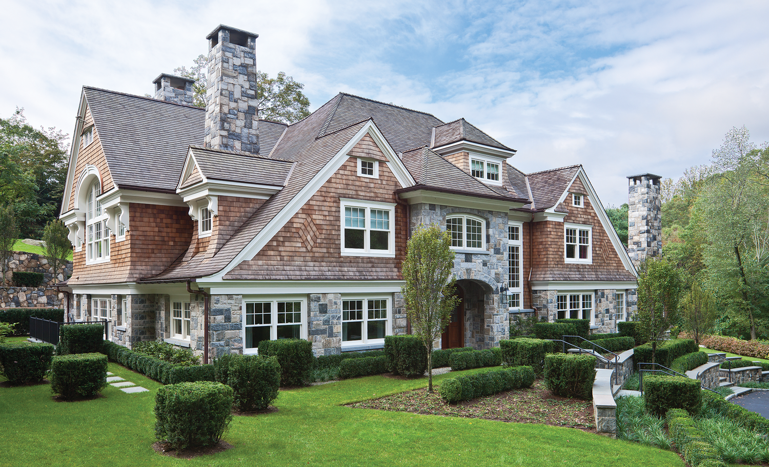 Traditional Shingle Style | Custom Home Design in Greenwich CT