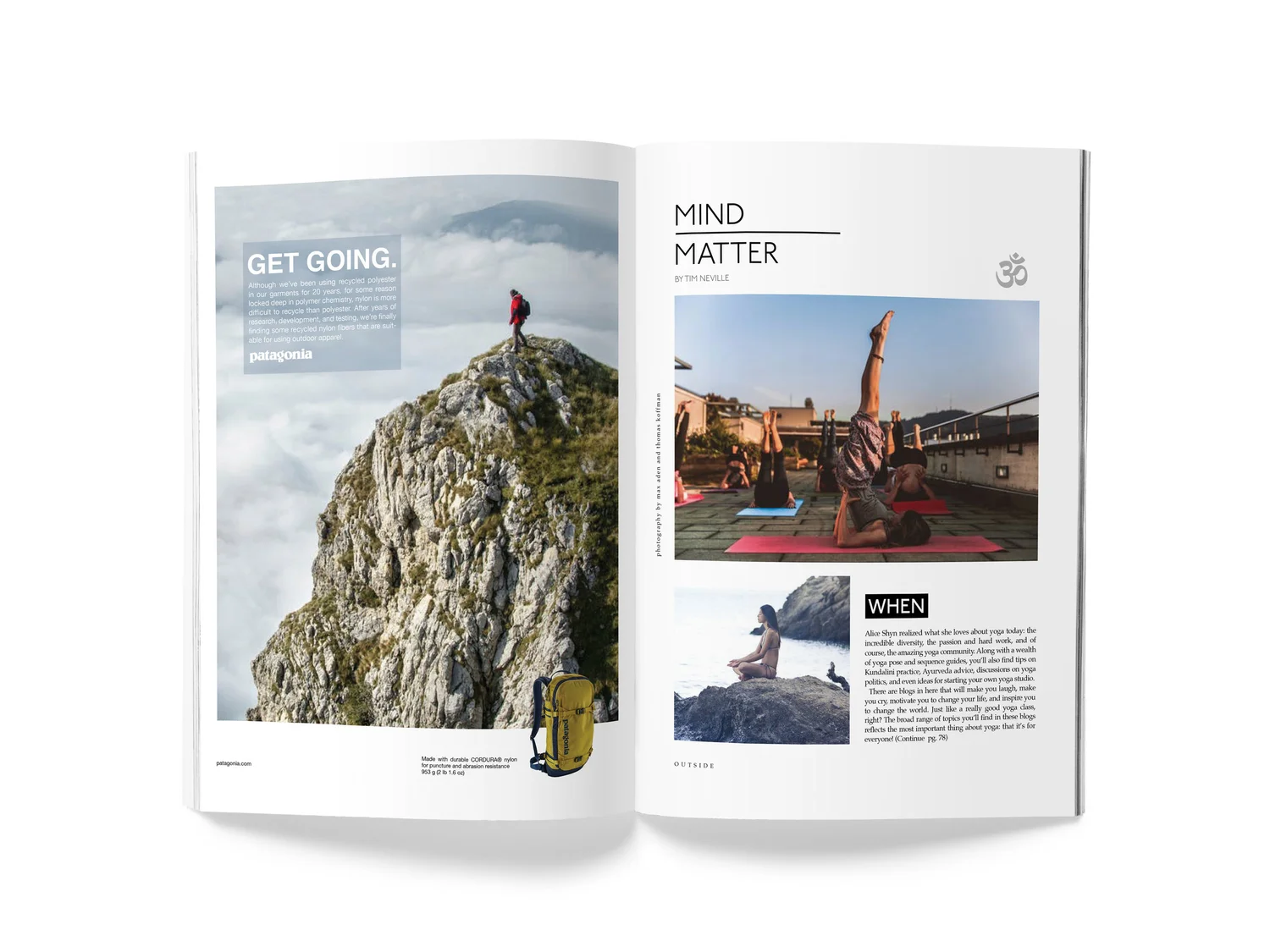 Outside Magazine — Faith