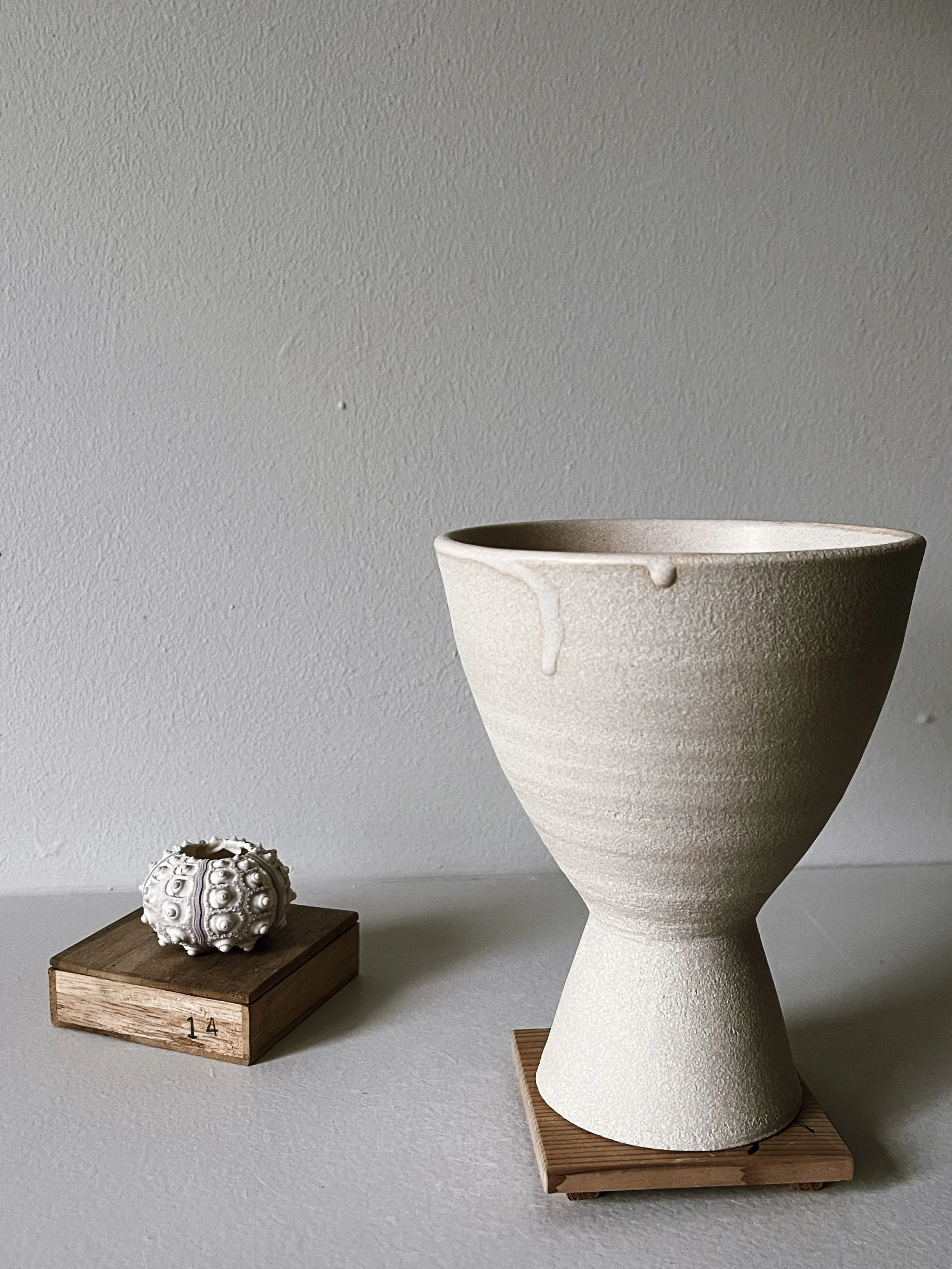 Blush Pedestal Bowl -62