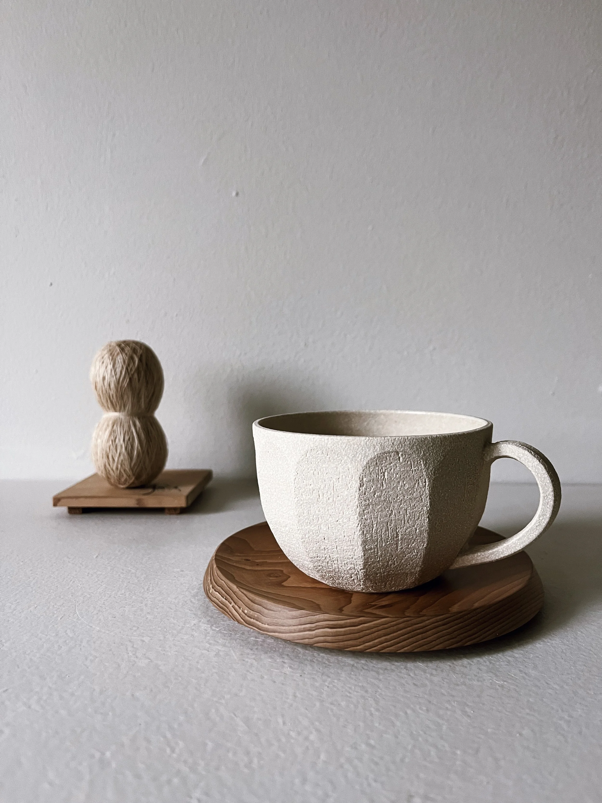 Raw Faceted Cup - 34