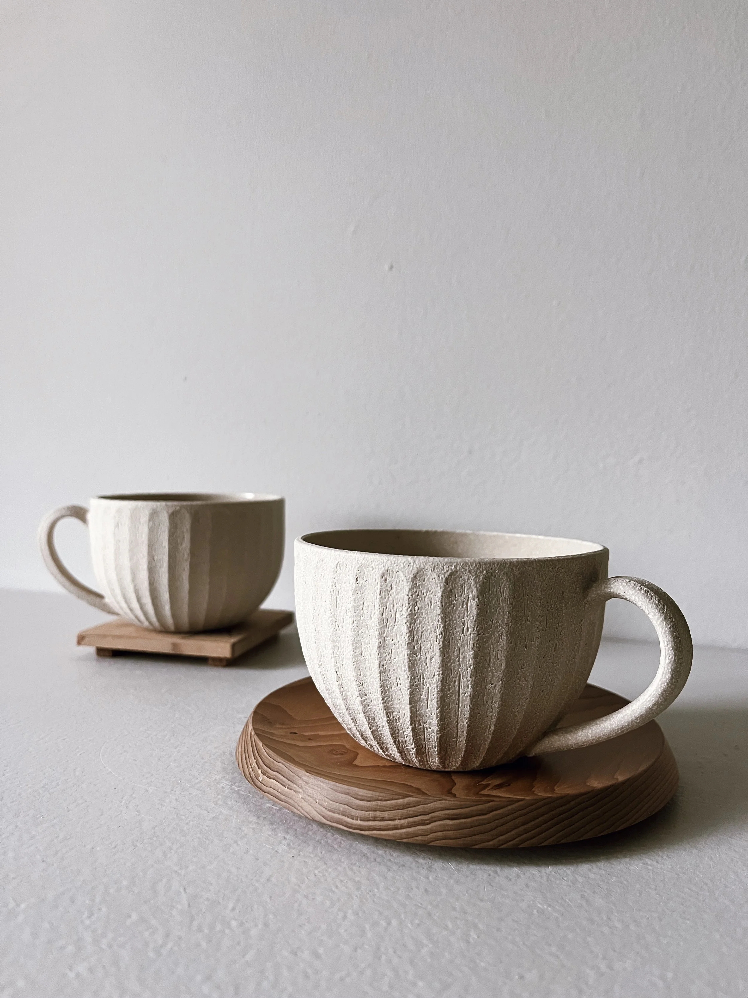 Raw Carved Cup - 33