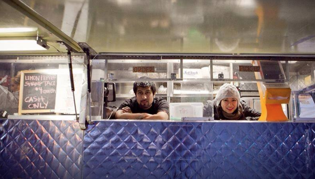 Throwback! We met in the corporate world…fell in love in the food world!