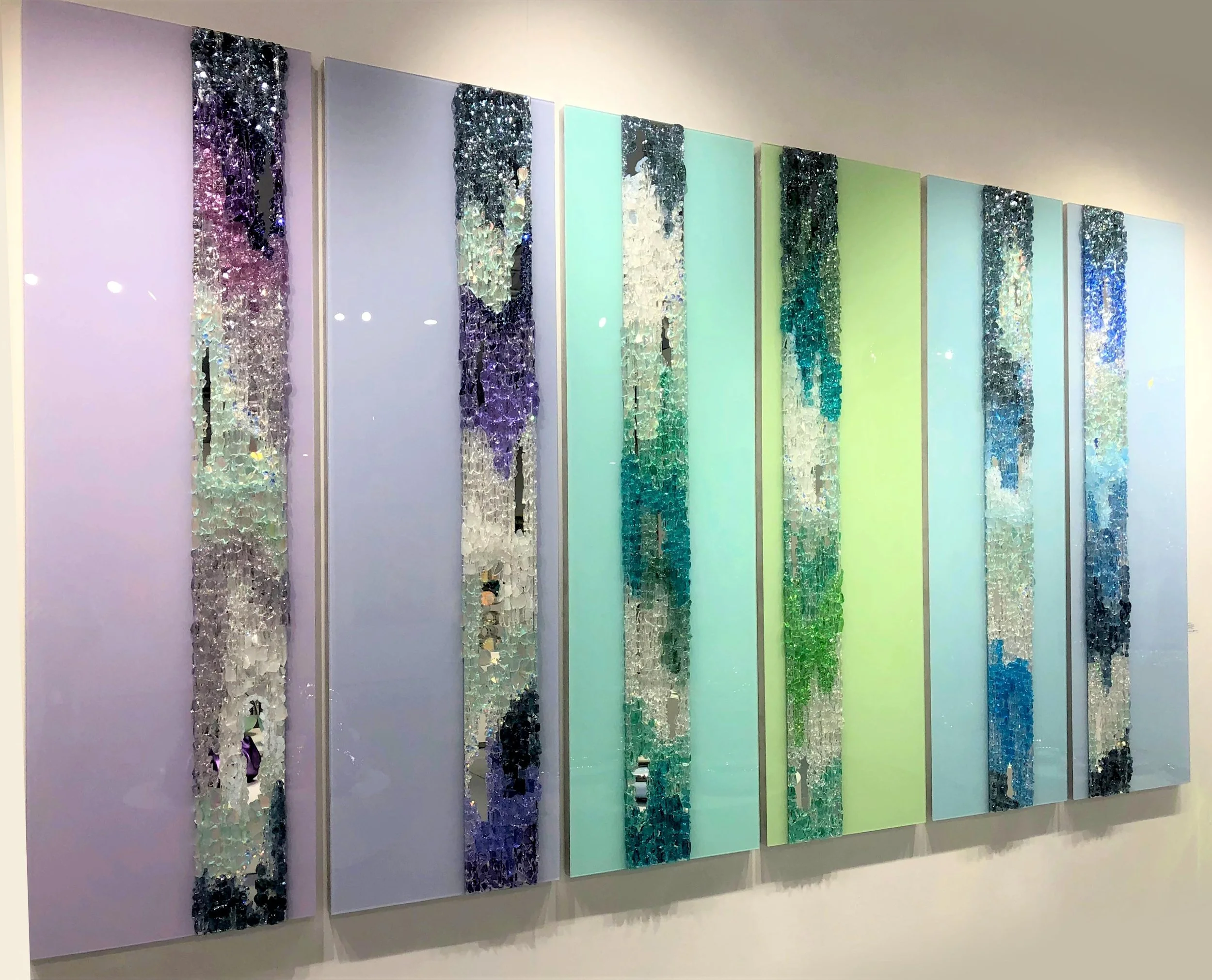 Ombre LightWave Waterfall, side view