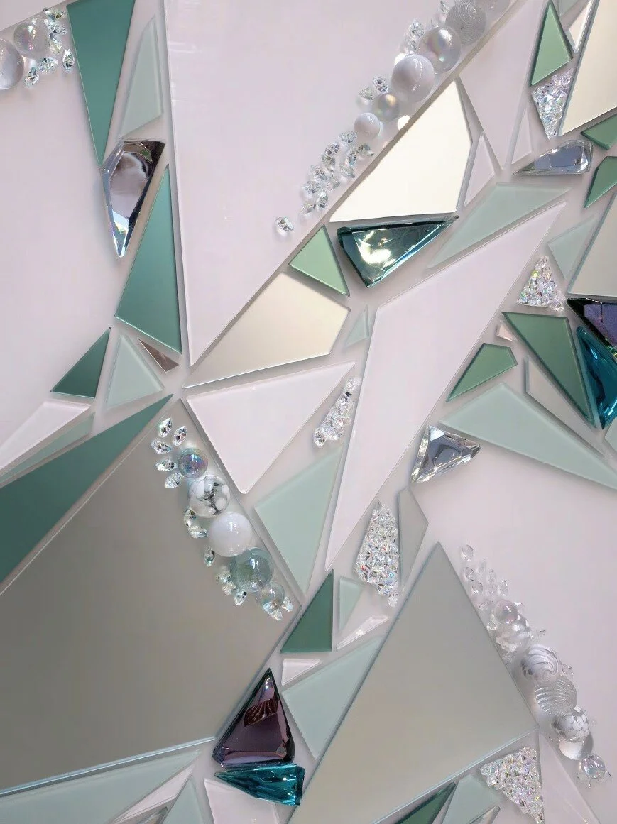 Dancing in the MoonLight Blue, detail