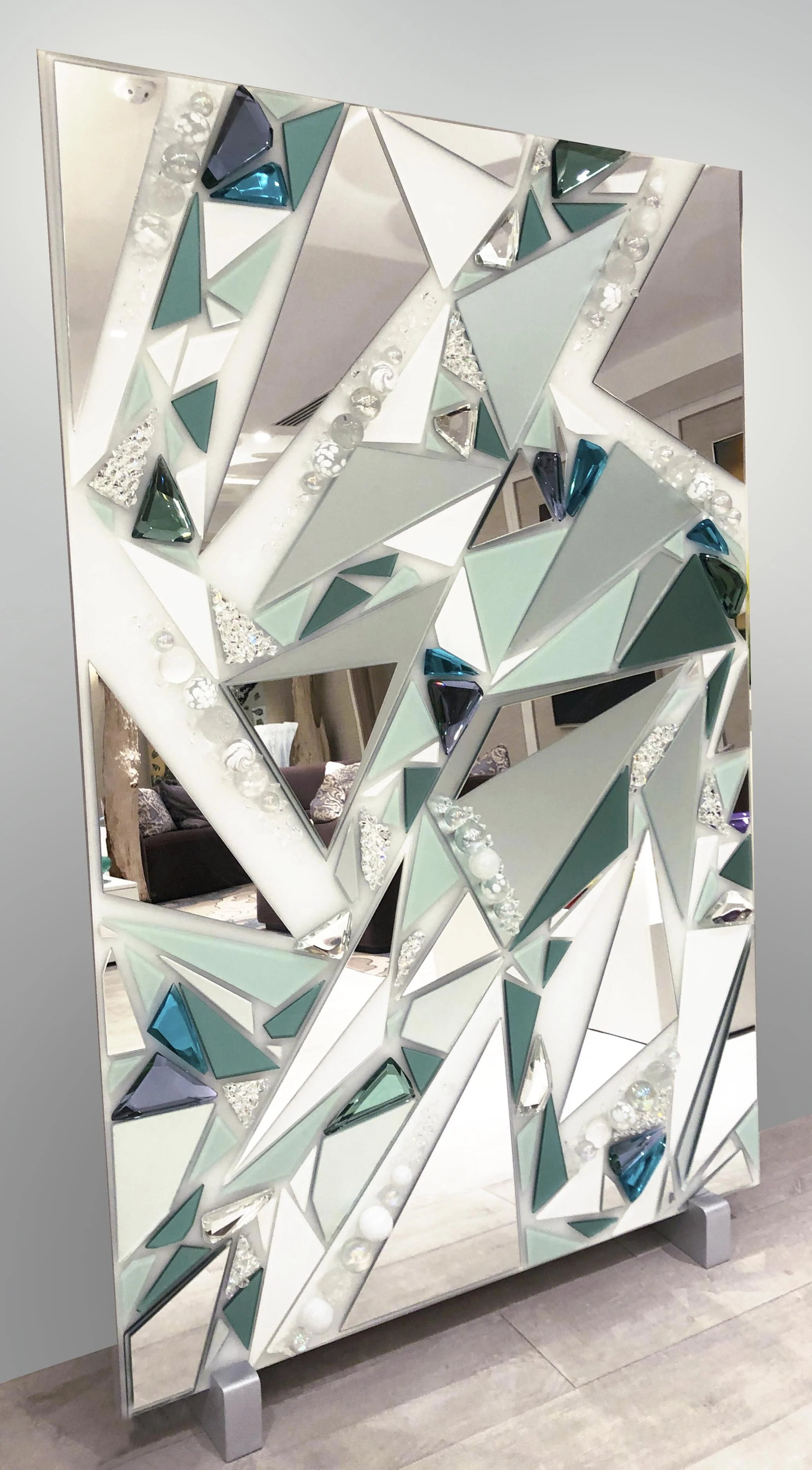 Dancing in the Moonlight Blue 4’ W x 6’ H Available