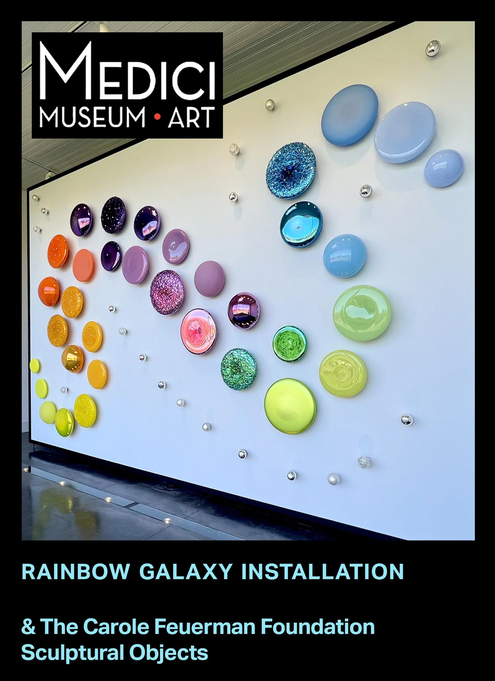 Medici Museum Front Window - Abby Modell Rainbow Galaxy