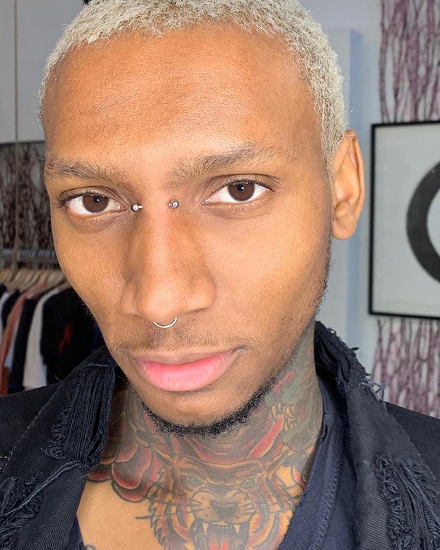 Back when we first opened in the 90s, bridge piercings were a thing. Like eyebrow piercings were a thing. And we&rsquo;ll venture to say not everyone can pull them off. But check Blayke here. Cool comes natural...