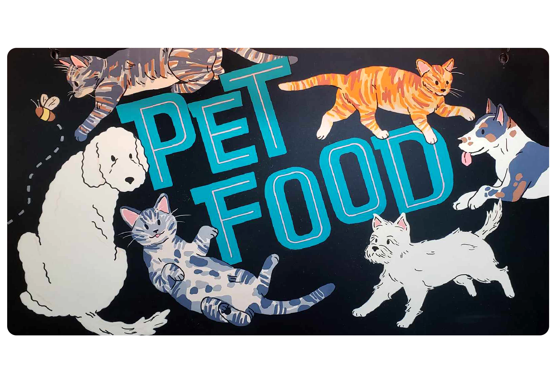 Pet Food Section Endcap