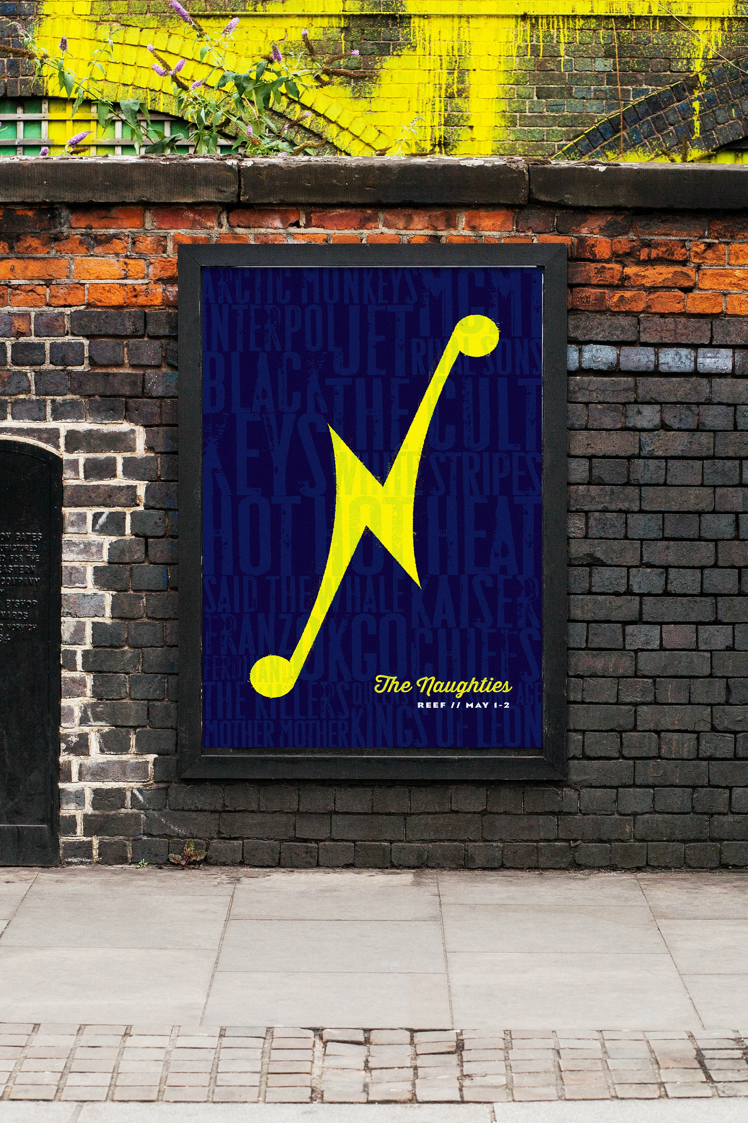 Johnny-Ink-Naughties-poster-YELLOW-wall.jpg