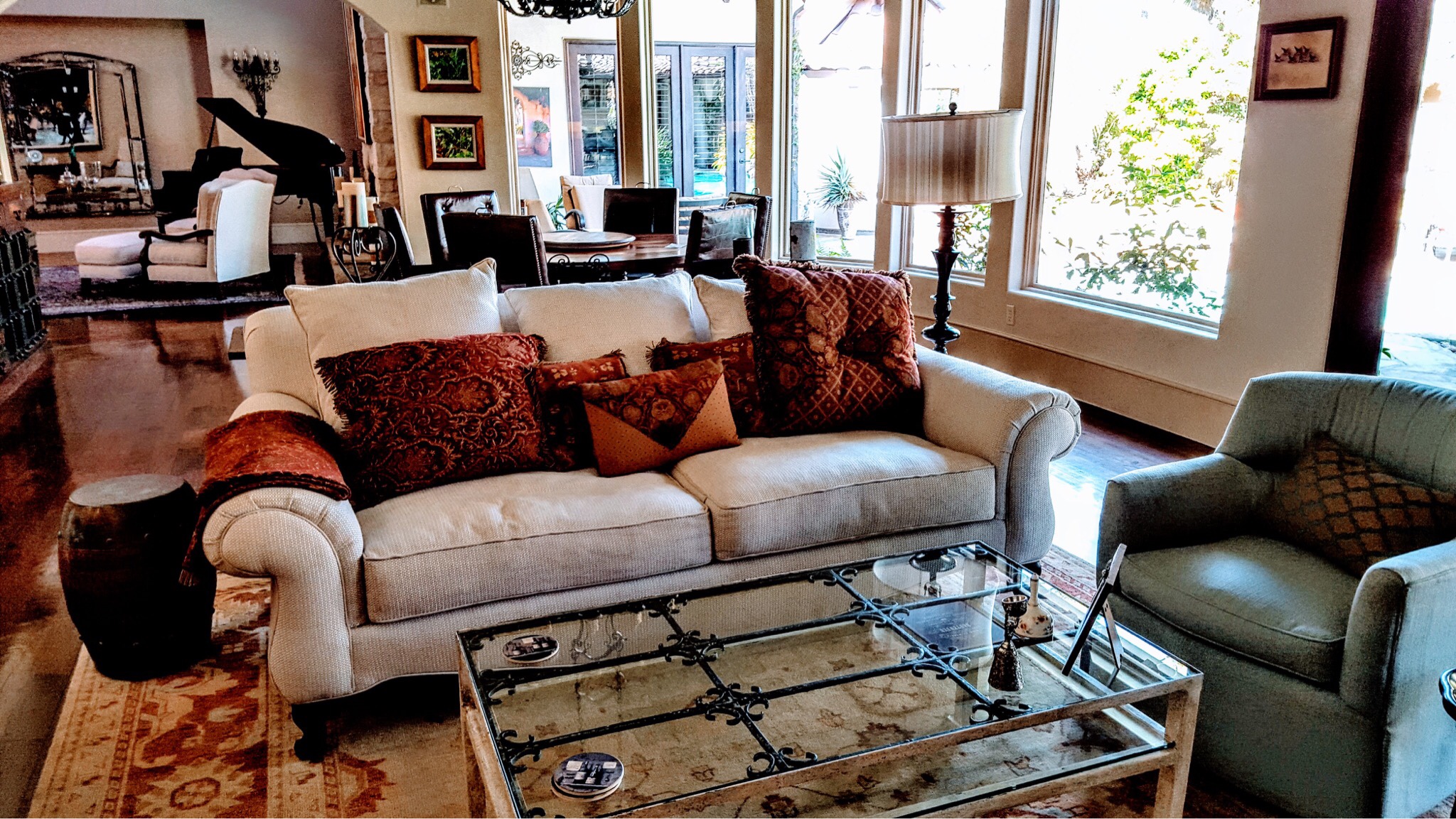 Image of family room before