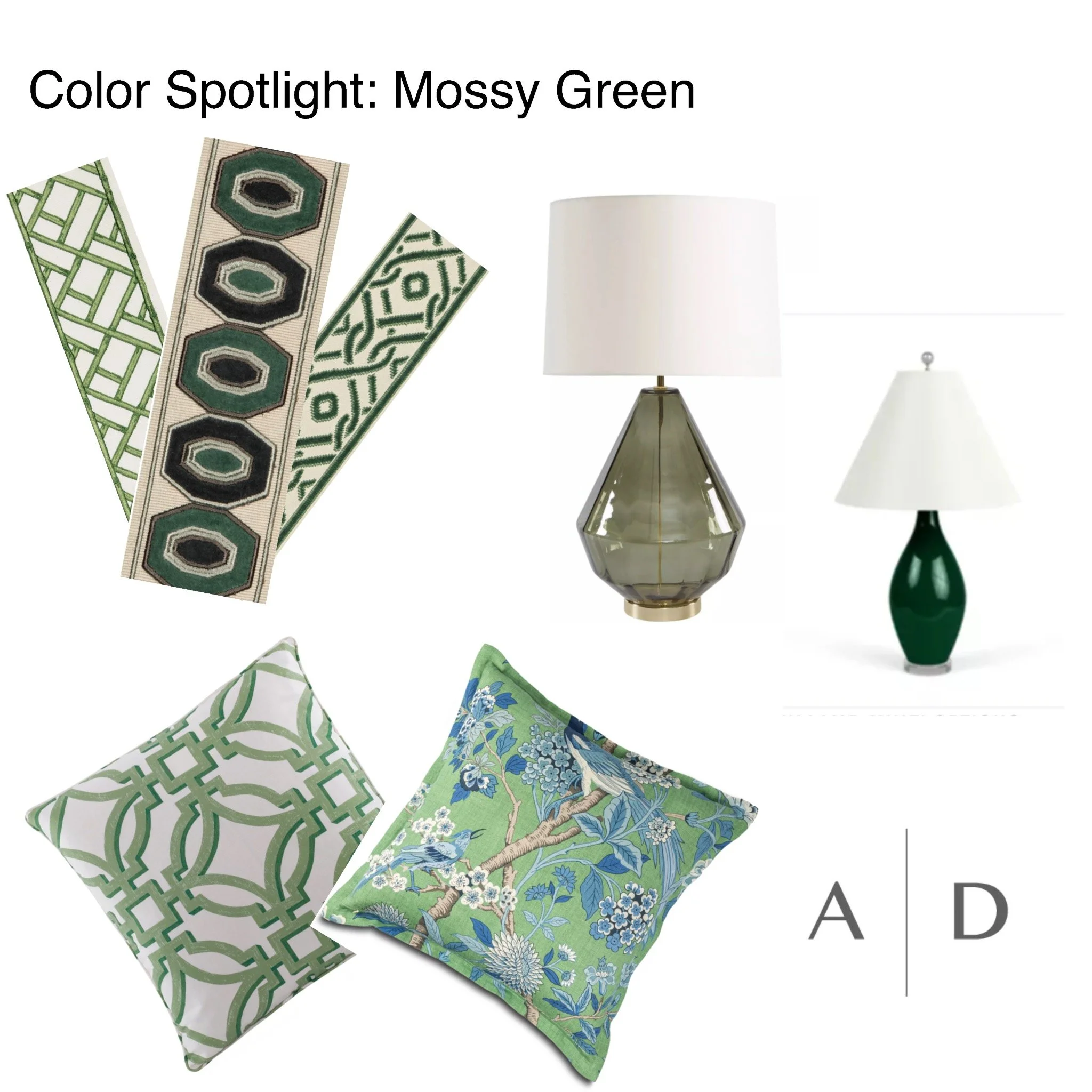 Color Spotlight -Mossy Shades of Green