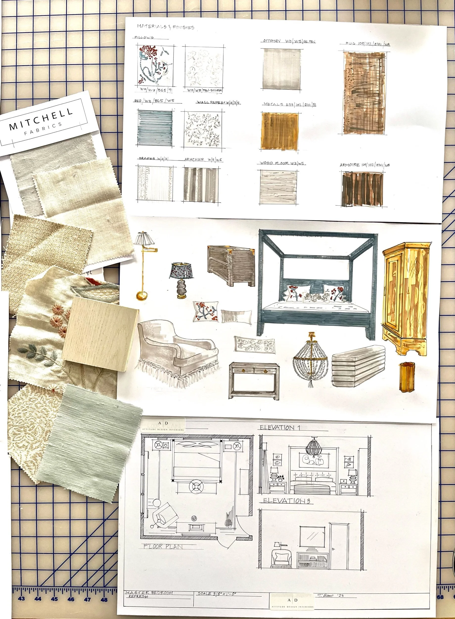 Interior design process