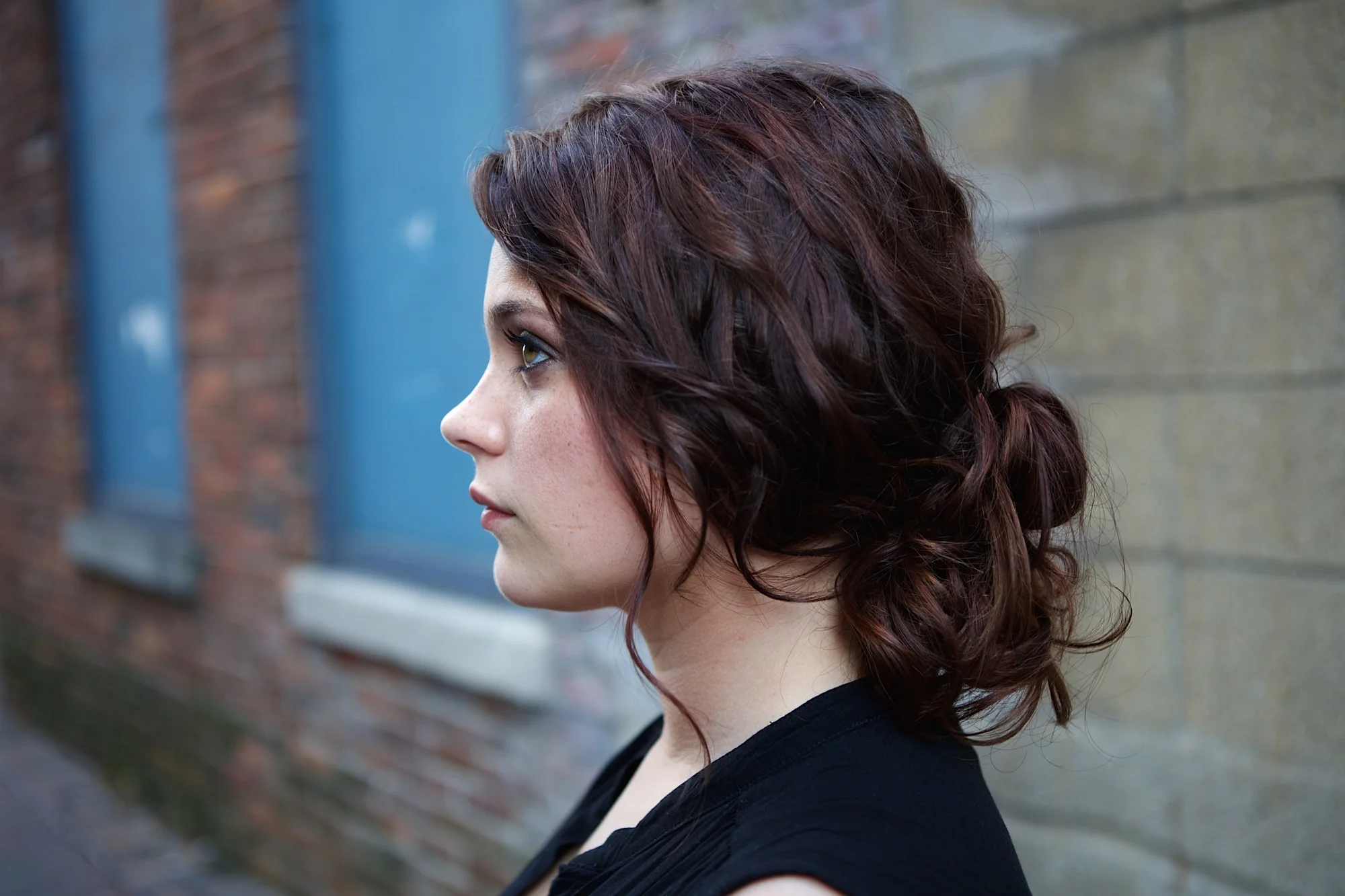 Updo Curly Hair Style