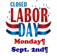 Library Closed for Labor Day