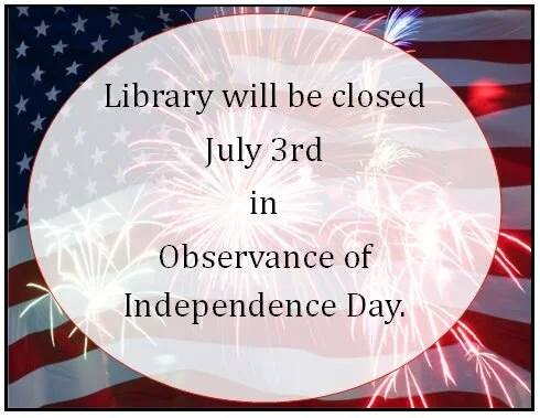 Library Closed for Independence Day