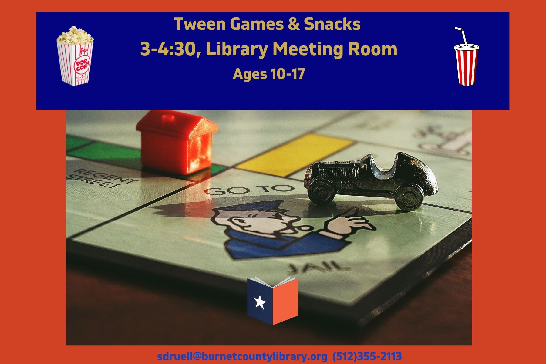 Tweens Games & Snacks — Bertram Library