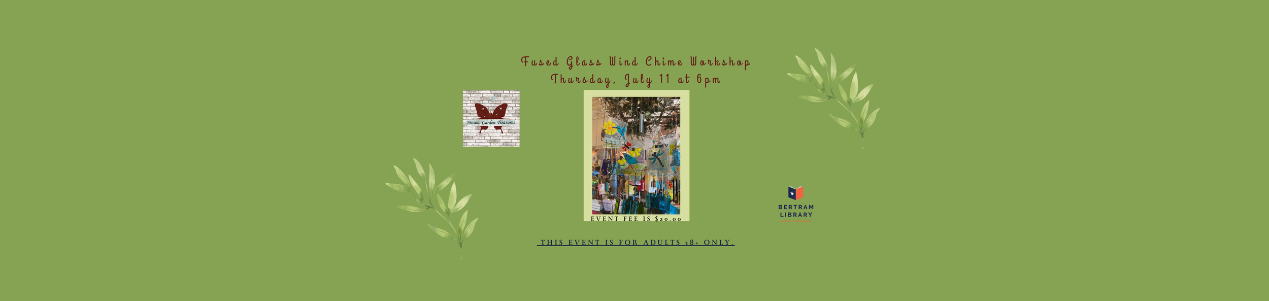 Fused Glass Wind Chime Workshop