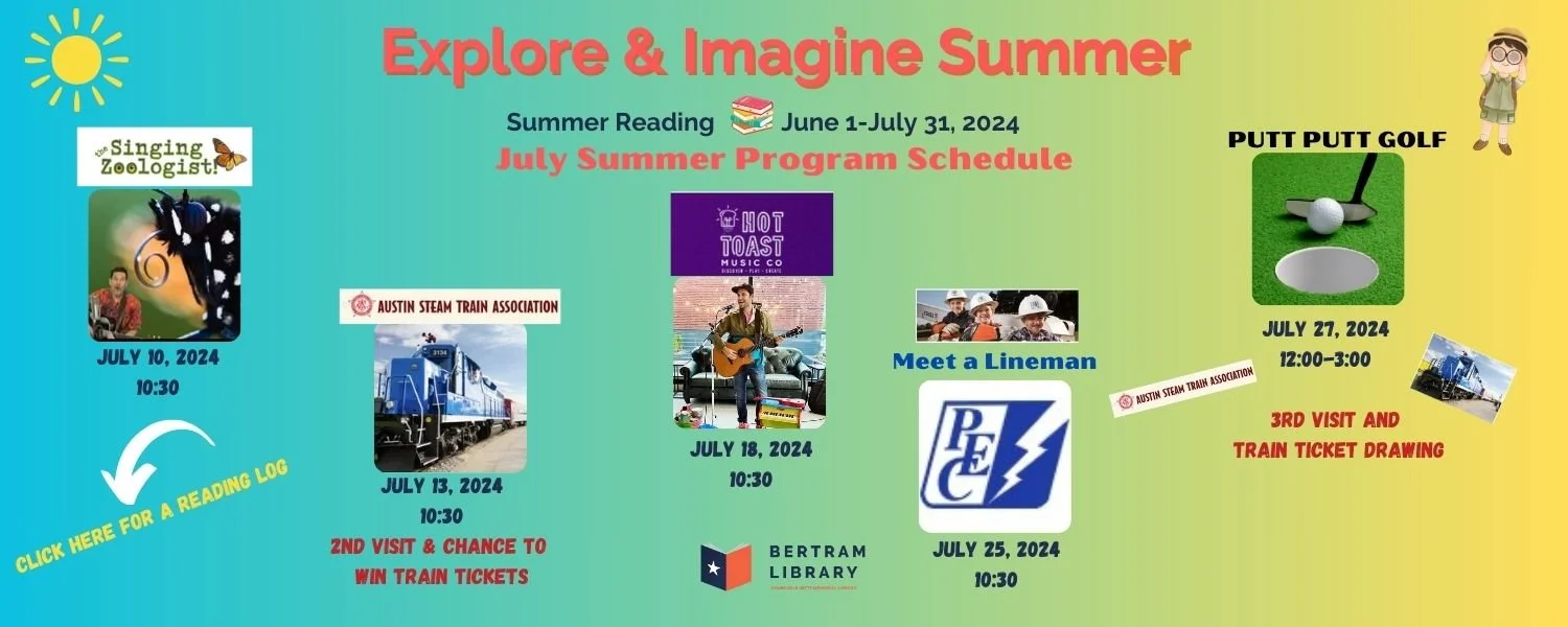 Summer Reading 2023 Bertram Library