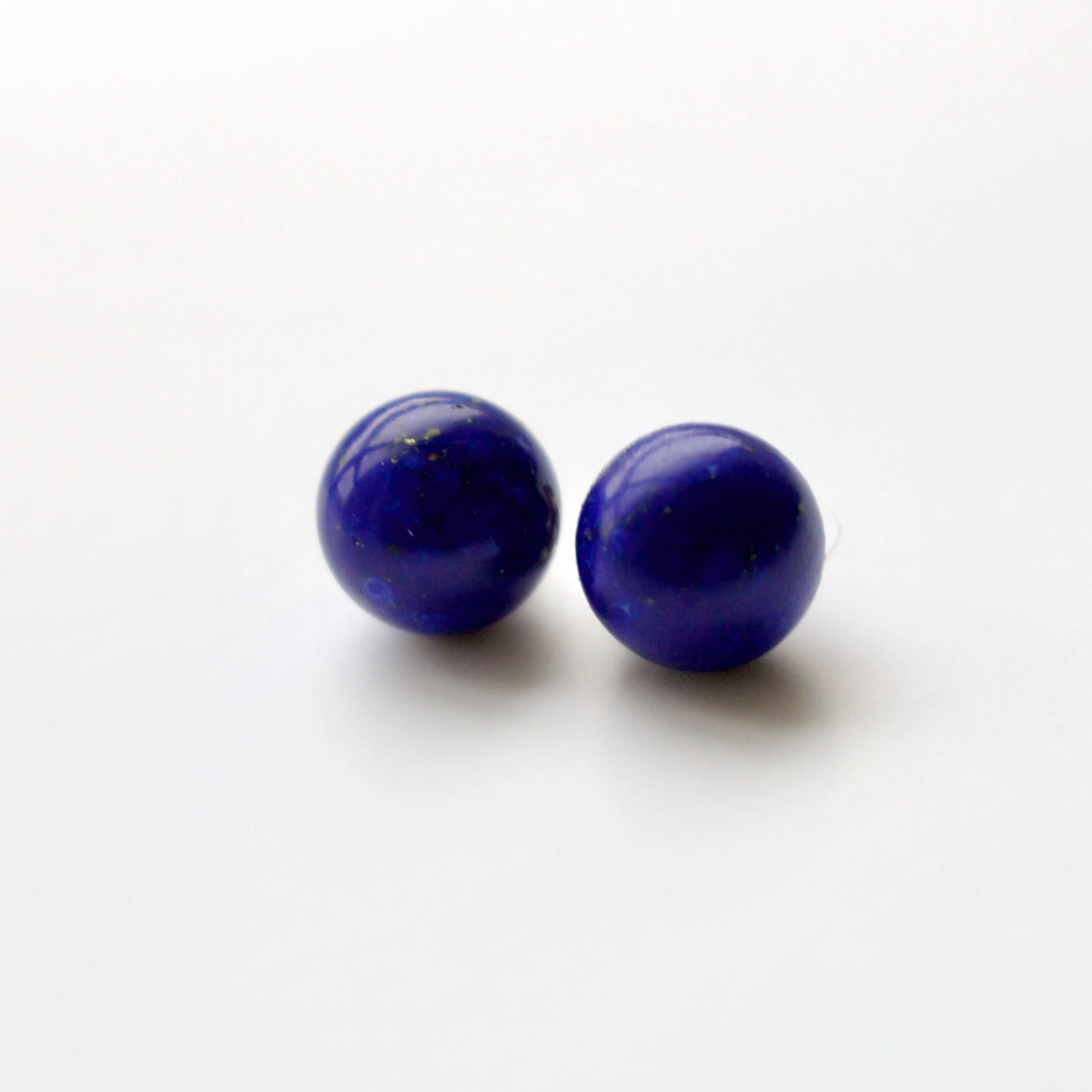 Lapis Lazuli Stud Earrings — ARTEZANZ