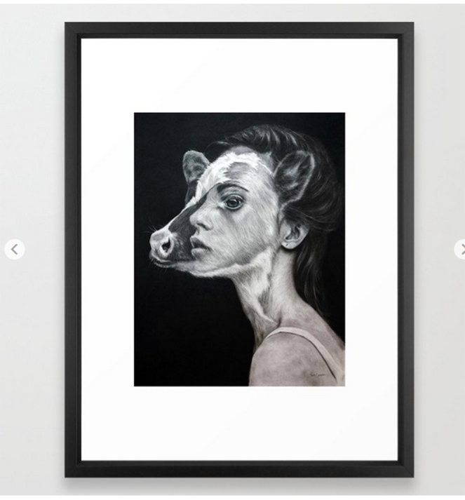 Selection of different prints available from Society6