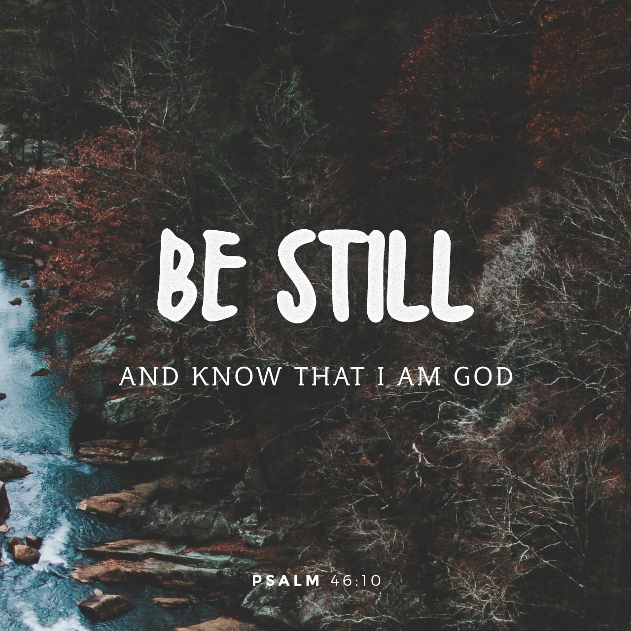 As you go about your work this week we encourage you to take time to be still and remember our holy, all-powerful God. He is present with you in every moment!
