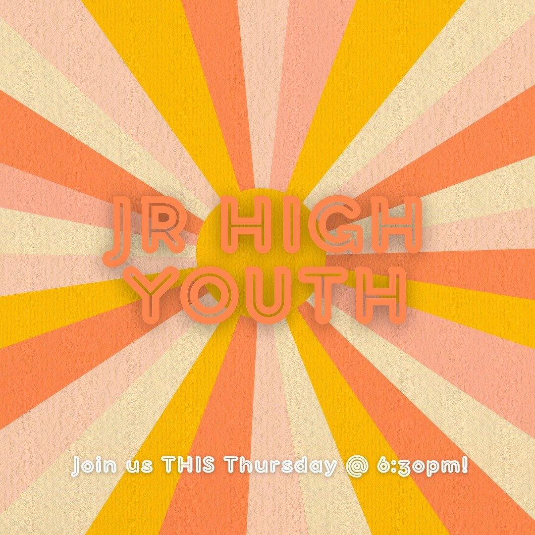 Attention Parents! 

Do you have a child in Grade 5? They're invited to join our Jr High Youth THIS Thursday for their last gathering before Summer to get a taste of what youth group will be like next year!
