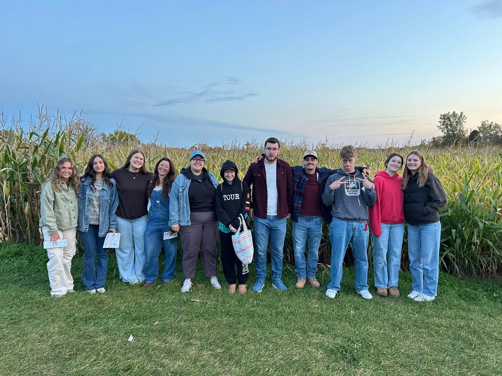FBC Youth Adults spent their Saturday evening at the corn maze! Any guesses who was the last one out? Hint: He's on staff and not in this photo 😉