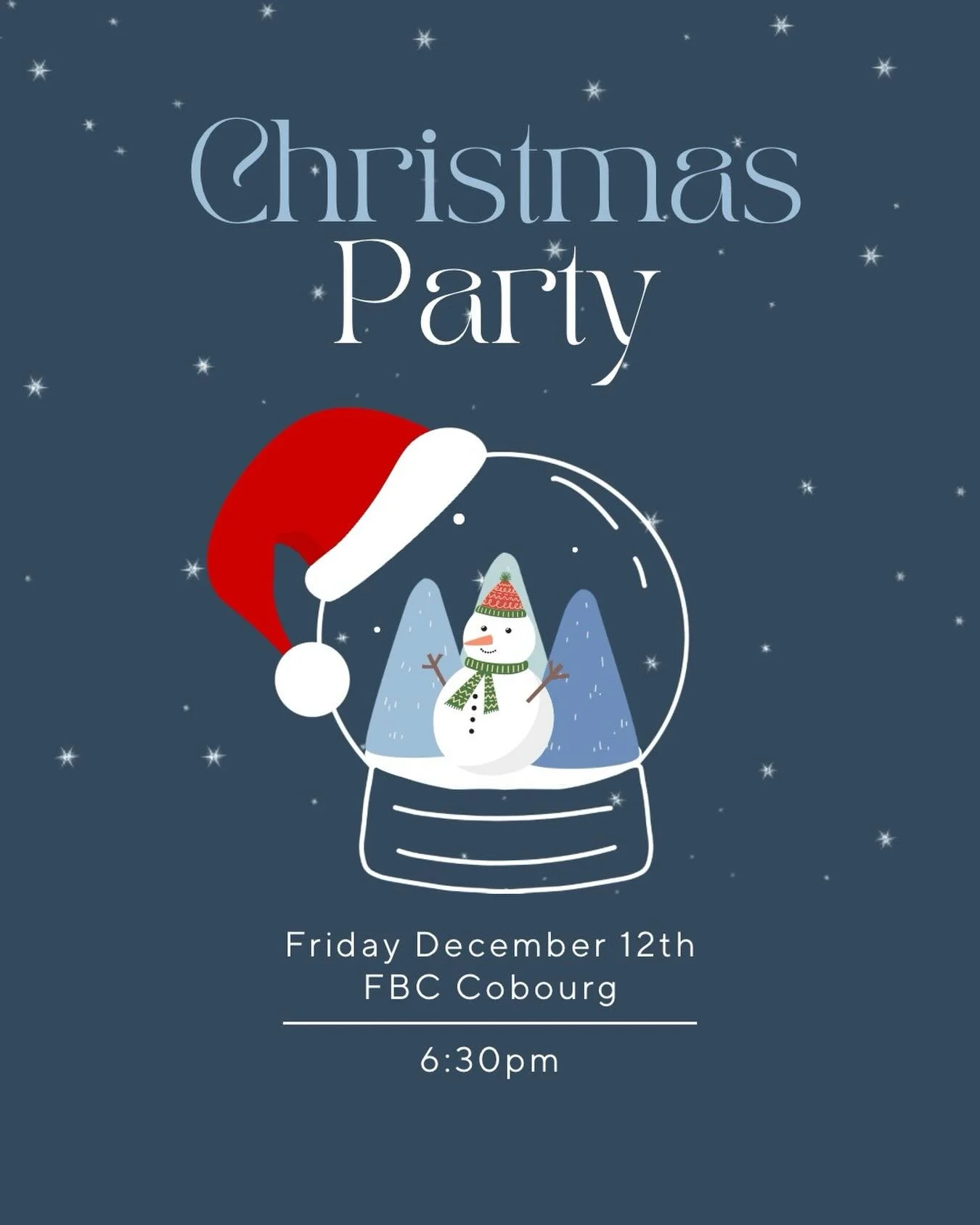 Jr. and Sr. High, it&rsquo;s the last night of youth before the holidays! Come dressed in your Christmas best (or worst 😉🎅) and be prepared for some fun! 

See you at 6:30!